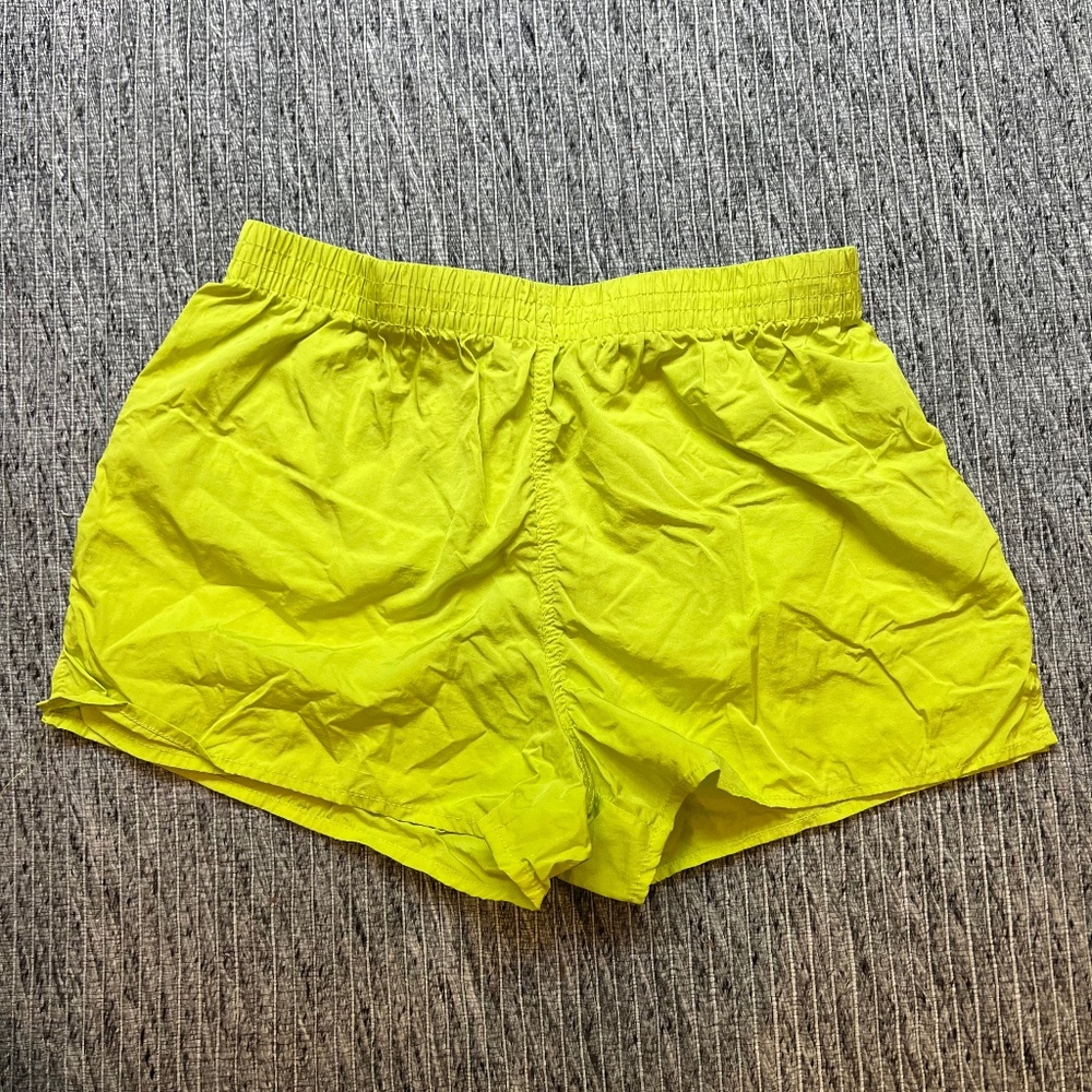 Urban Outfitters Neon Chartreuse Shorts